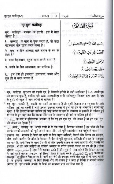 The Noble Quran in Hindi