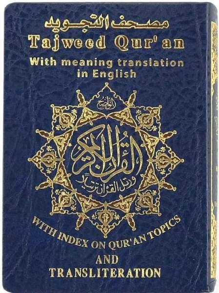 Tajweed Quran with English Translation and Transliteration Small (Pocket Size) - DeenSquare.com