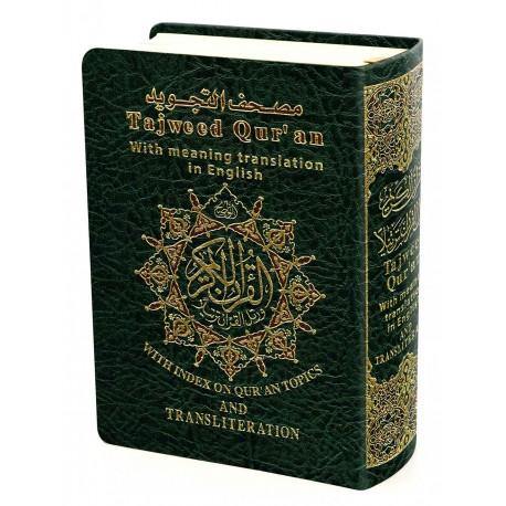 Tajweed Quran with English Translation and Transliteration Small (Pocket Size) - DeenSquare.com