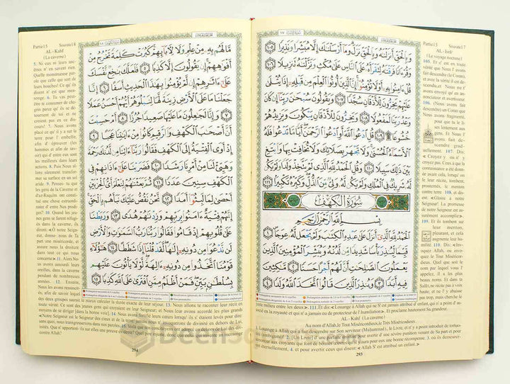 Tajweed Quran with Meanings Translation in French