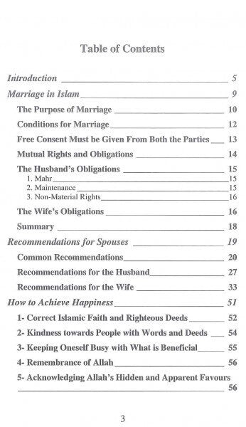 The Harmony of Marriage in Islam