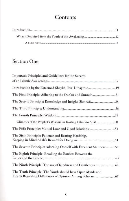 The Islamic Awakening : Important Guidelines