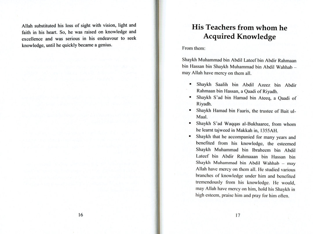 The Life Of Imam Abdul Aziz Ibn Baz