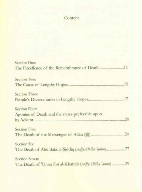 The Remembrance Of Death And The Afterlife