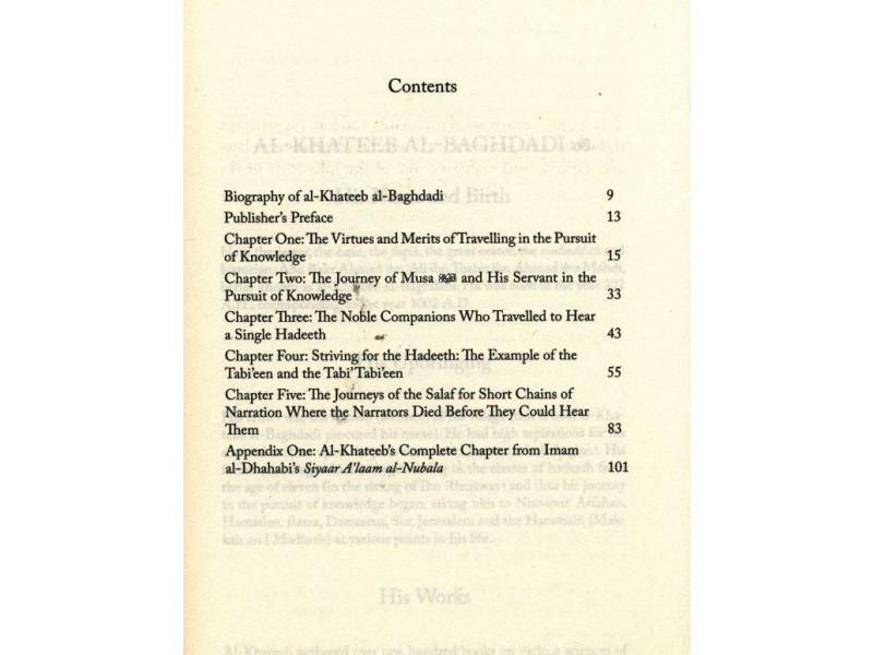 Travelling in the Pursuit of Knowledge