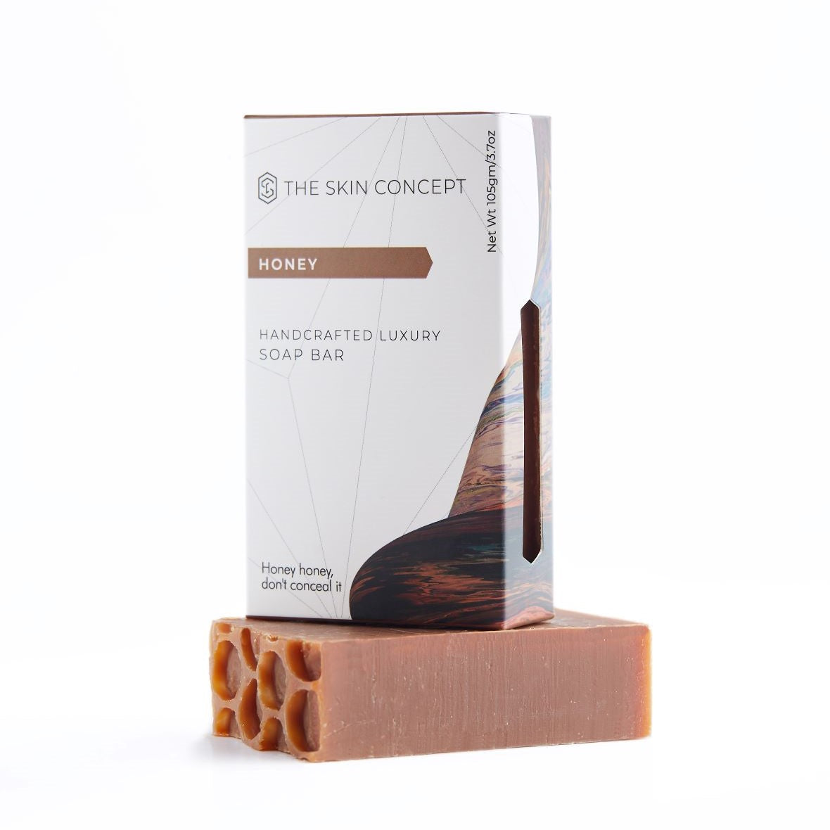 Handmade Artisanal Soap Bar - Honey- The Skin Concept