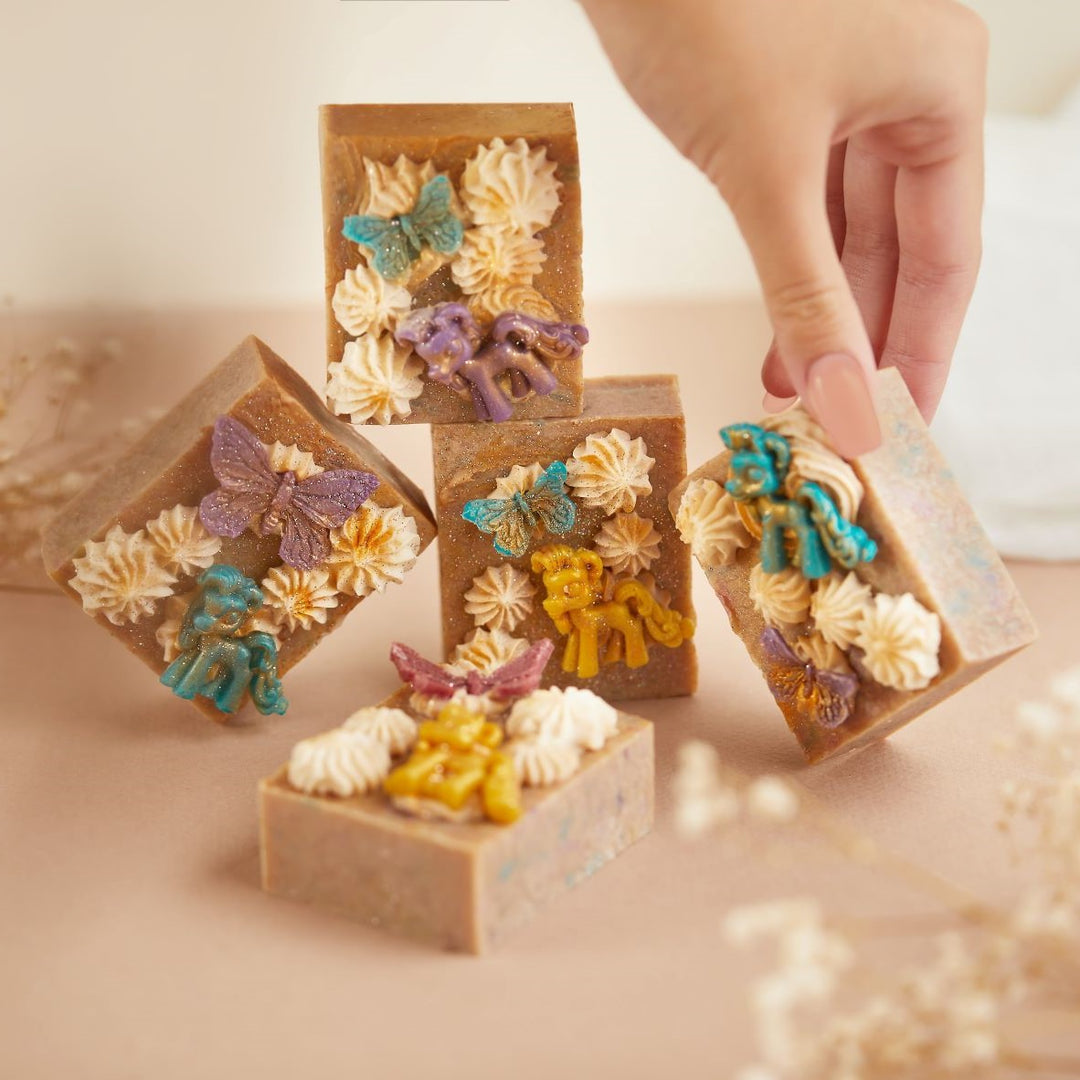 Handmade Vegan Dessert Soap - ENCHANTED LOAF- The Skin Concept