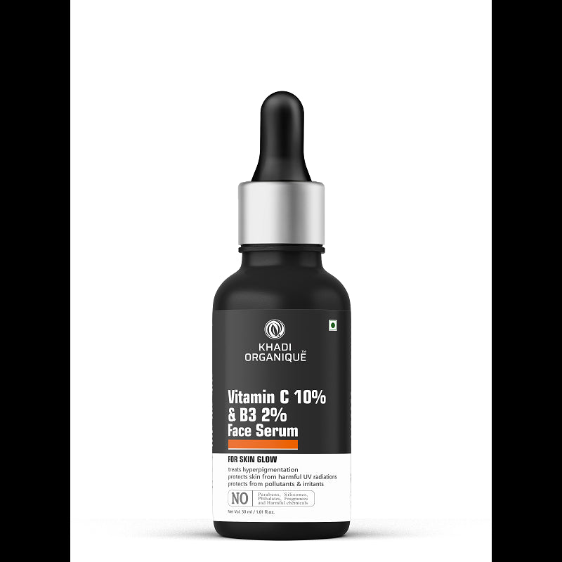 Vitamin C (Ethyl Ascorbic Acid) 10% + B3 | Face Serum - Khadi Organique