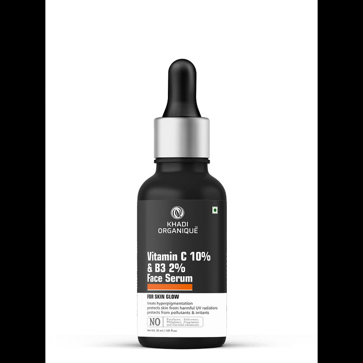 Vitamin C (Ethyl Ascorbic Acid) 10% + B3 | Face Serum - Khadi Organique