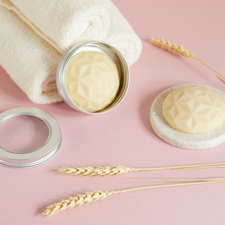 Handmade Vegan Solid Lotion Bar - Oud Rose- The Skin Concept