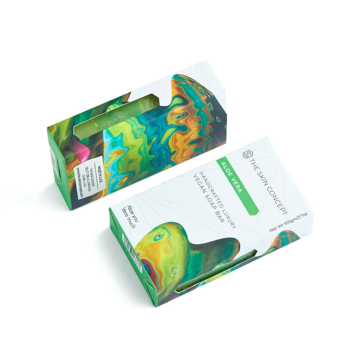 Handmade   Artisanal Soap Bar - Aloe Vera - THE SKIN CONCEPT