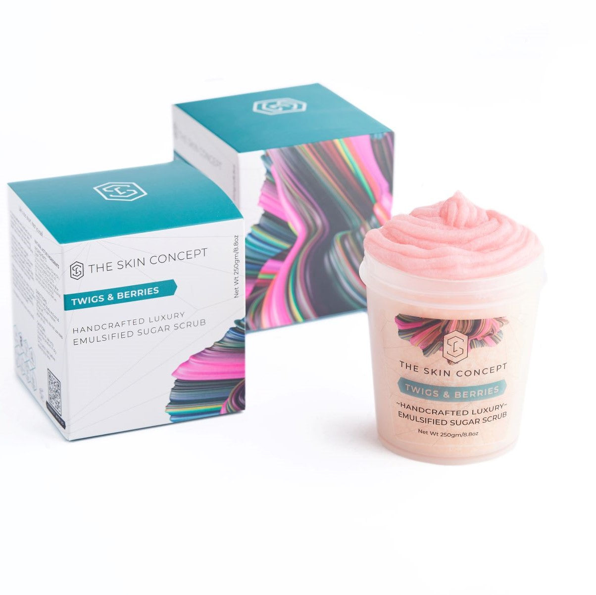 Handmade Sugar Scrub - Twigs & Berries- The Skin Concept