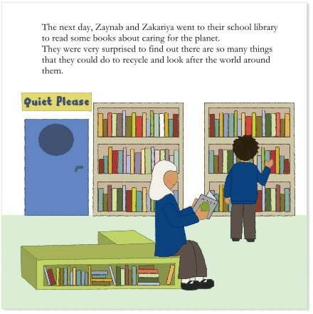 Zaynab and Zakariya Learn to Recycle