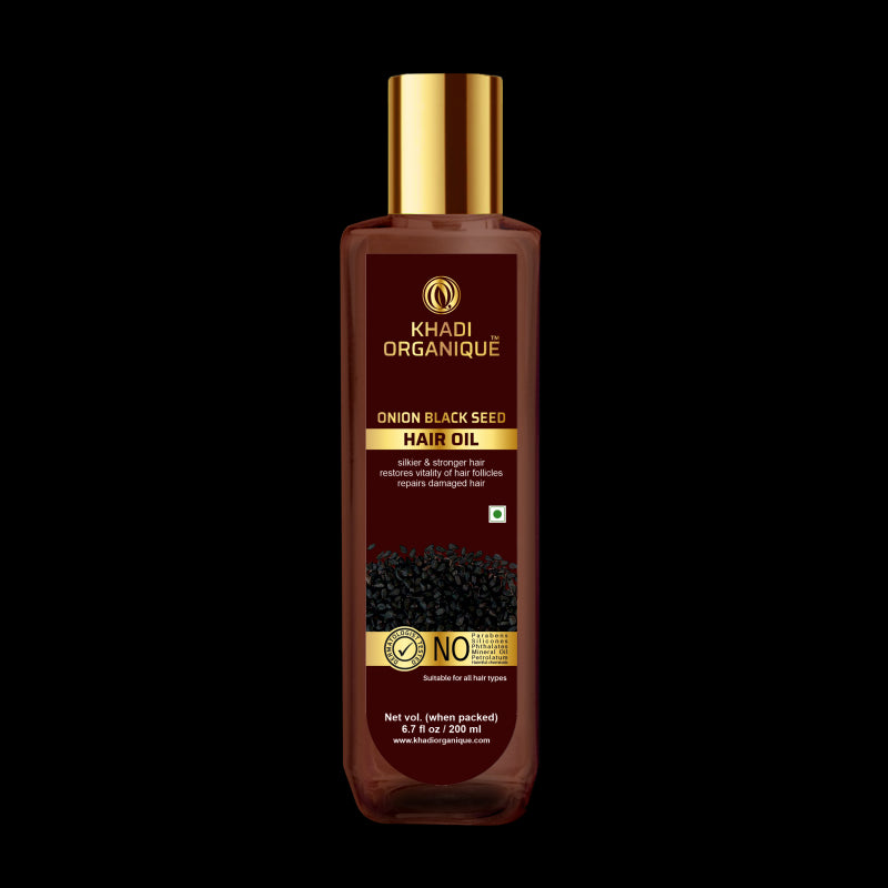 Onion Black seed hair oil - Khadi Organique