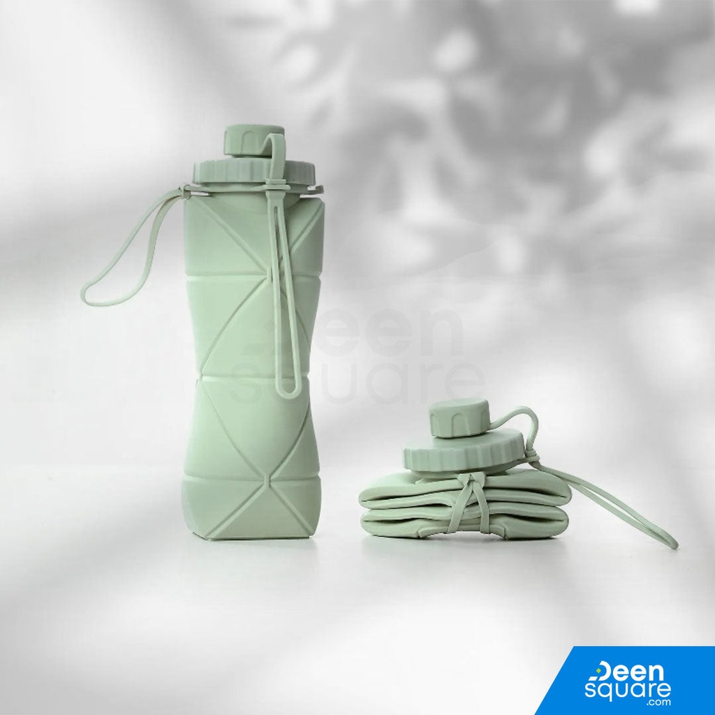 Silicone Folding Bottle for Hajj & Umrah - 600 ml (زجاجة سيليكون قابلة للطي للحج والعمرة - 600 مل)