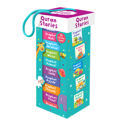 Quran Stories Book Tower (Set Of 10 Chunky Board Books)