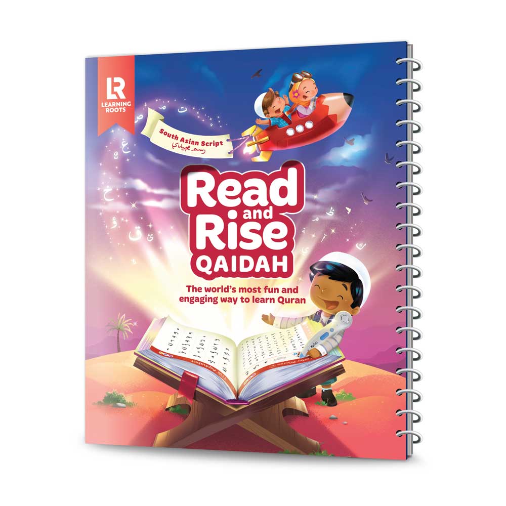 Read & Rise Qaidah (South Asian Script) - Learning Roots - Compatible with Kiitab Pen