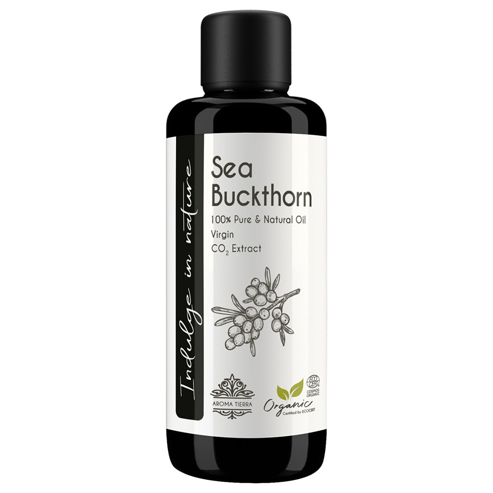 Organic Sea Buckthorn Oil - 100% Pure, Virgin, Cold Pressed