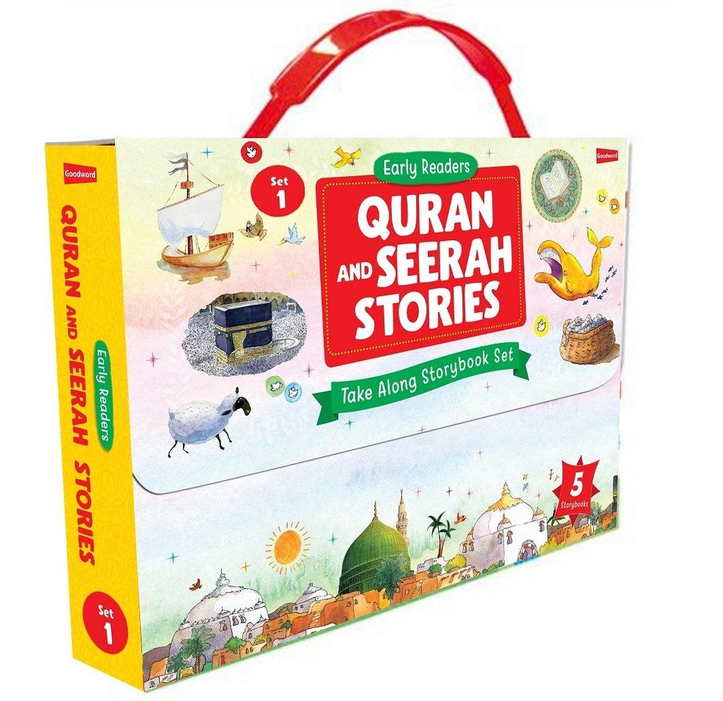 Quran and Seerah Stories: Take Along Storybook Set -1  (5 books in a pack)