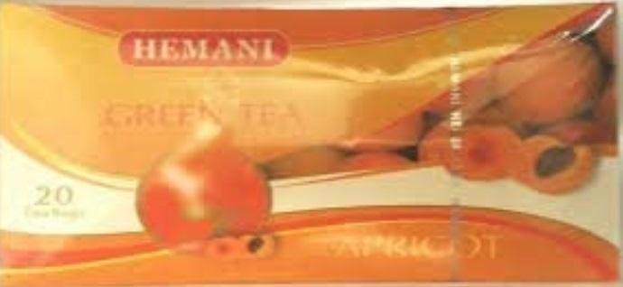 Hemani Green Tea Apricot 40g