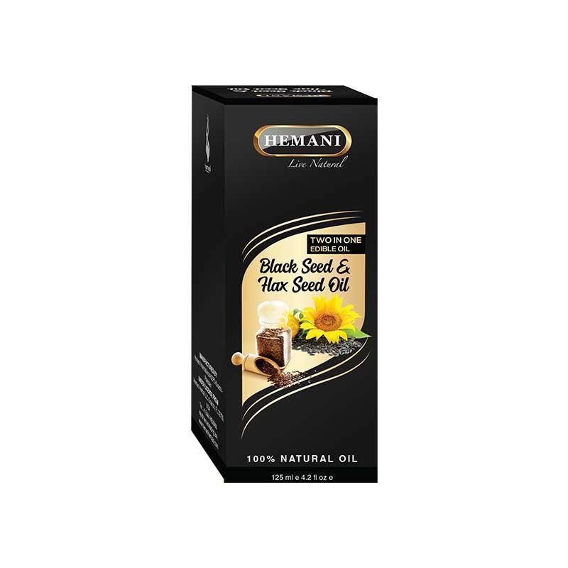 Hemani Black Seeds & Flax Seeds Oil