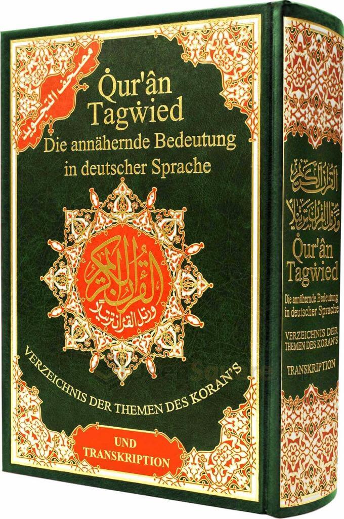 German: Tajweed Quran with Meanings Translation and Transliteration