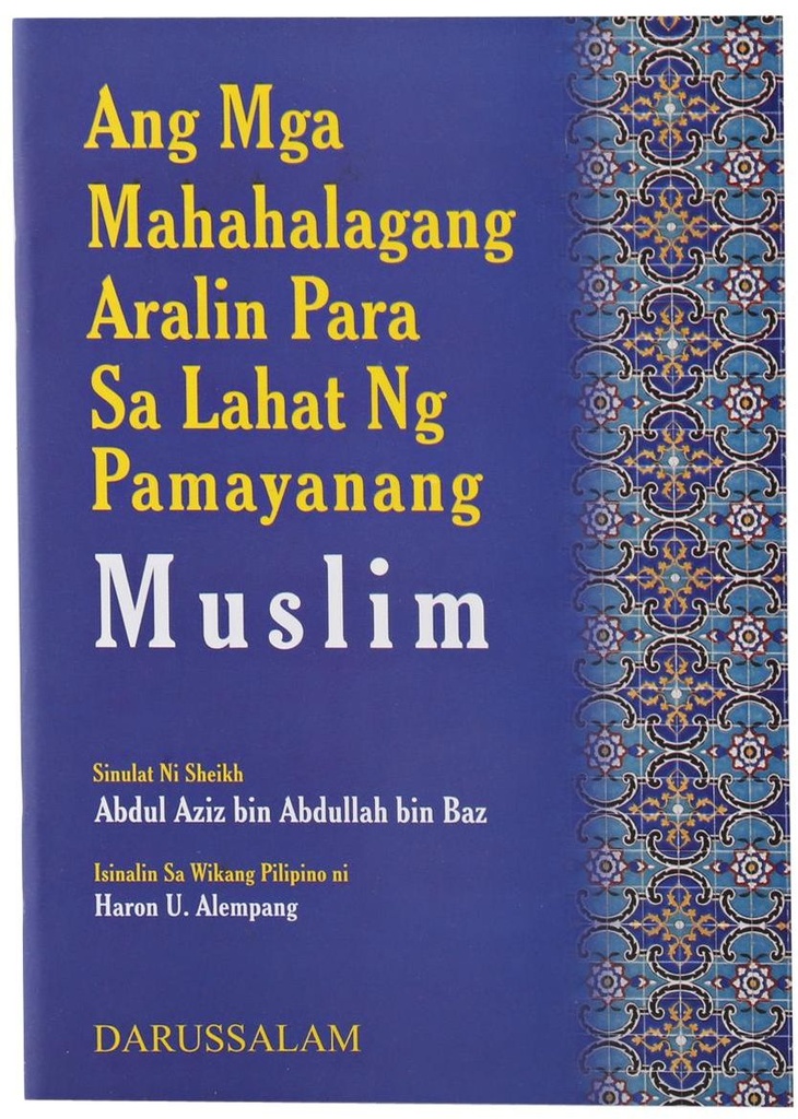 Essential Lessons for Every Muslim: Tagalog