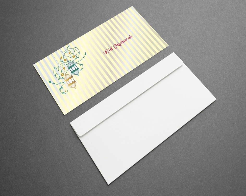 Eid Mubarak envelope Design 3