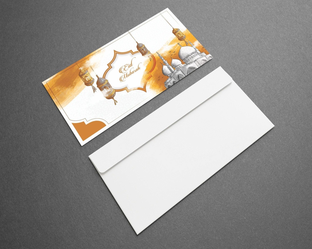 Eid Mubarak envelope Design 2