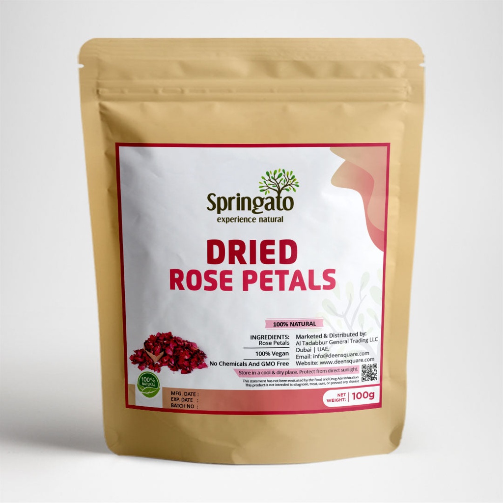 Dried Rose Petals - Springato - بتلات الورد المجففة