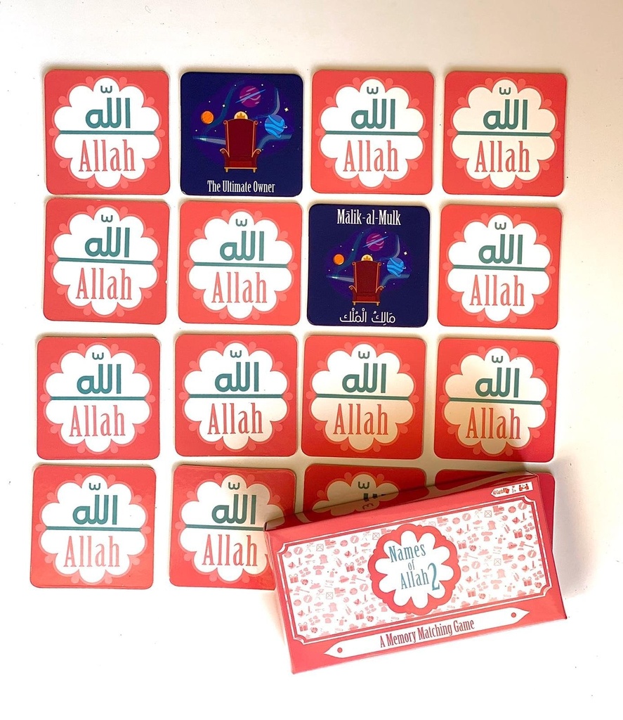 Names of Allah 2: a memory matching game