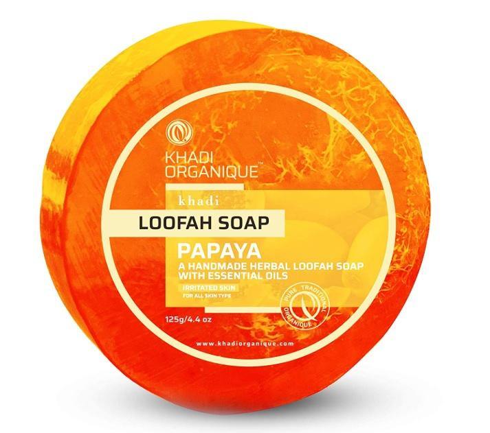 Pappaya Loofah Soap - Khadi Organique