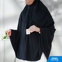 Premium Hajj and Umrah Prayer Scarf / Top for Women - Black