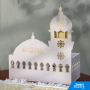 Mosque-Shaped Quran and Prayer Mat Forex Stand | حامل القرآن وسجادة الصلاة بتصميم مصنوع من الـ "فوركس"