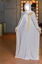 One Piece Prayer Dress with Shayla  - White (قطعة واحدة فستان صلاة مع شيلة - أبيض)