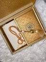 Quran Gift Set (Indo Pak) - Gold Color