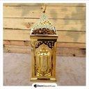 Ramadan Premium Golden Battery Operated LED Lantern - XLJ35
