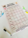 My Weekly Surah Planner for kids - Magnetic | جدول المهام السورة الأسبوعي للأطفال - مغناطيسي