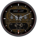 Al Fajr CR-23 Rounded Wall Clock (Analog and Digital)