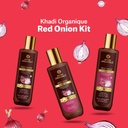 Red Onion Hair Oil, Hair Cleanser (Shampoo) & Conditioner Combo Kit