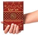 The Holy Quran colour coded tajweed Rules - 14cm x 10cm Leather Bound (15 Line #347 CC)