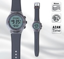 Harameen Sports Watch Grey Color HA-6506 GW/GB