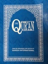 The Quran: English Meanings and Notes by Saheeh International 14x10cm